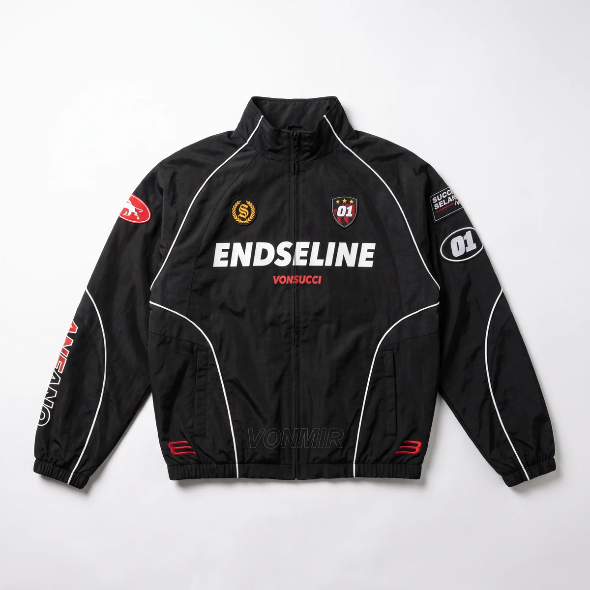 Black Succi TrackSuit jacket, front